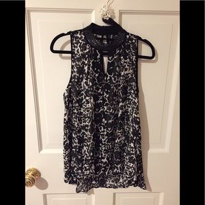 Dressy blouse with attached camisole